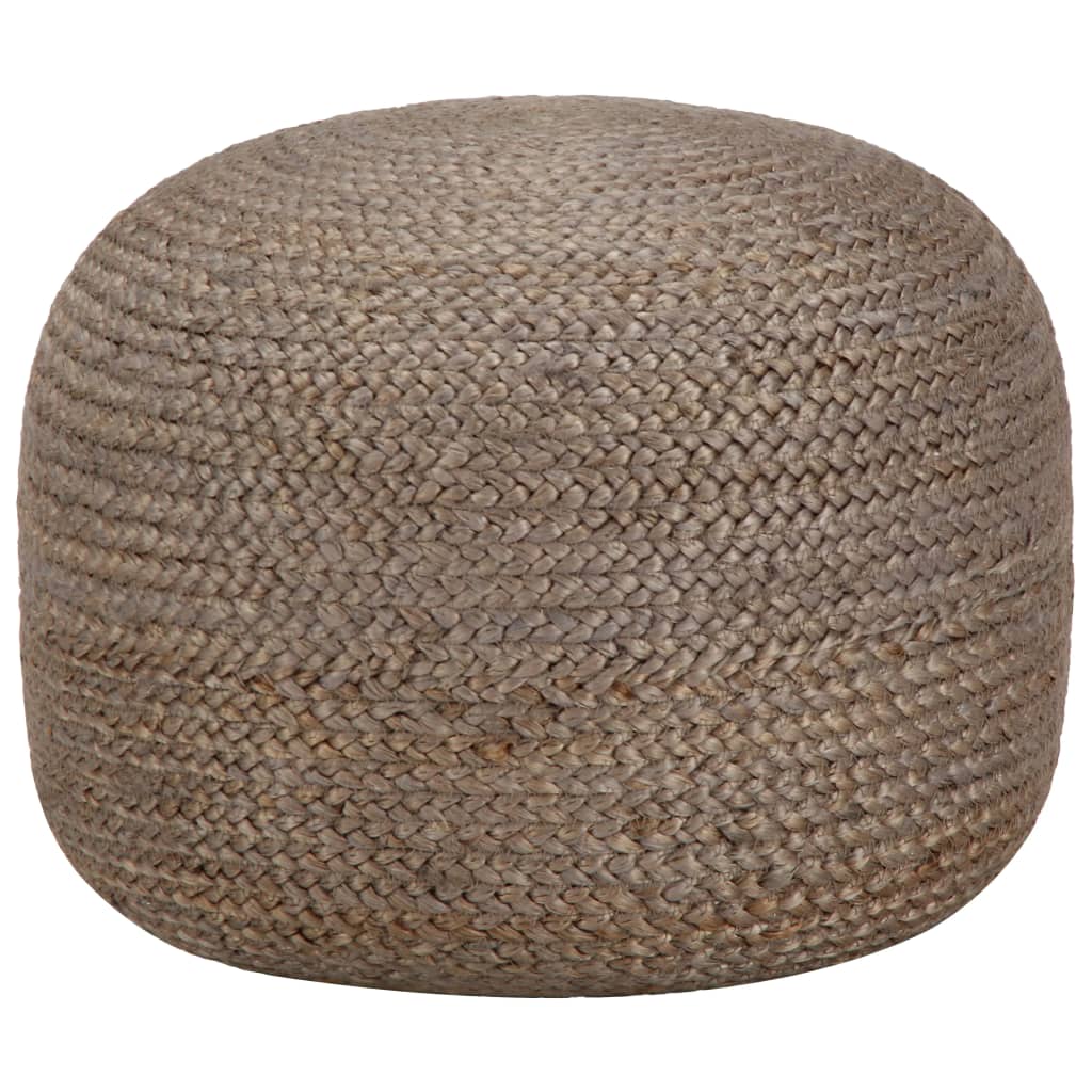 Puf de macramé hecho a mano algodón 45x30 cm