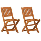 Sillas de comedor infantiles 2 uds madera maciza eucalipto