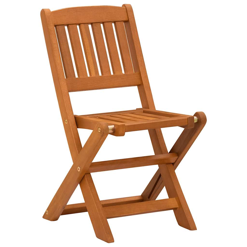 Sillas de comedor infantiles 2 uds madera maciza eucalipto