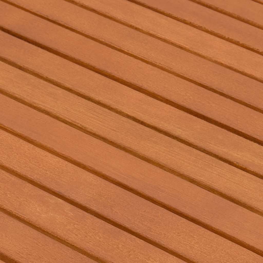 Comedor de jardín para niños 4 pzas madera maciza de eucalipto