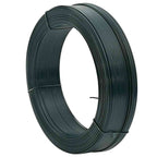 Alambre de atar vallas acero verde ennegrecido 250 m 0,9/1,4 mm