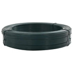 Alambre de atar vallas acero verde ennegrecido 250 m 0,9/1,4 mm