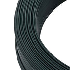 Alambre de atar vallas acero verde ennegrecido 250 m 0,9/1,4 mm