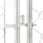 Perrera de exterior con techo 100x100x125 cm