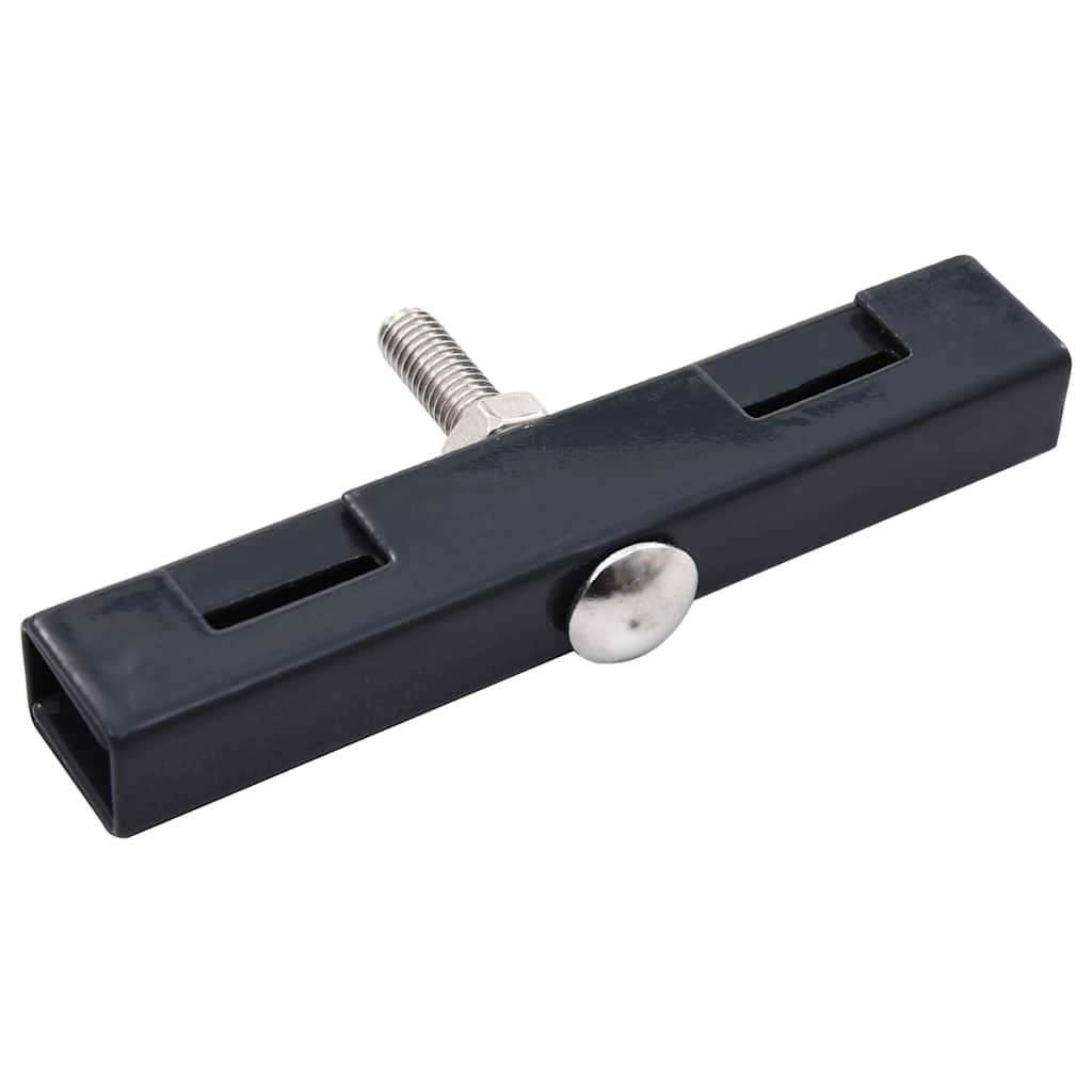 U-shaped garden carpet connector 10 sets anthracite gray