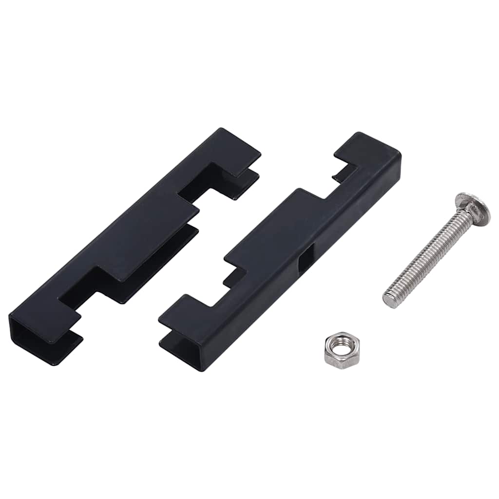 U-shaped garden carpet connector 10 sets anthracite gray