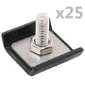 Trellis Connector 25 Sets Anthracite Grey