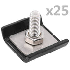 Trellis Connector 25 Sets Anthracite Grey