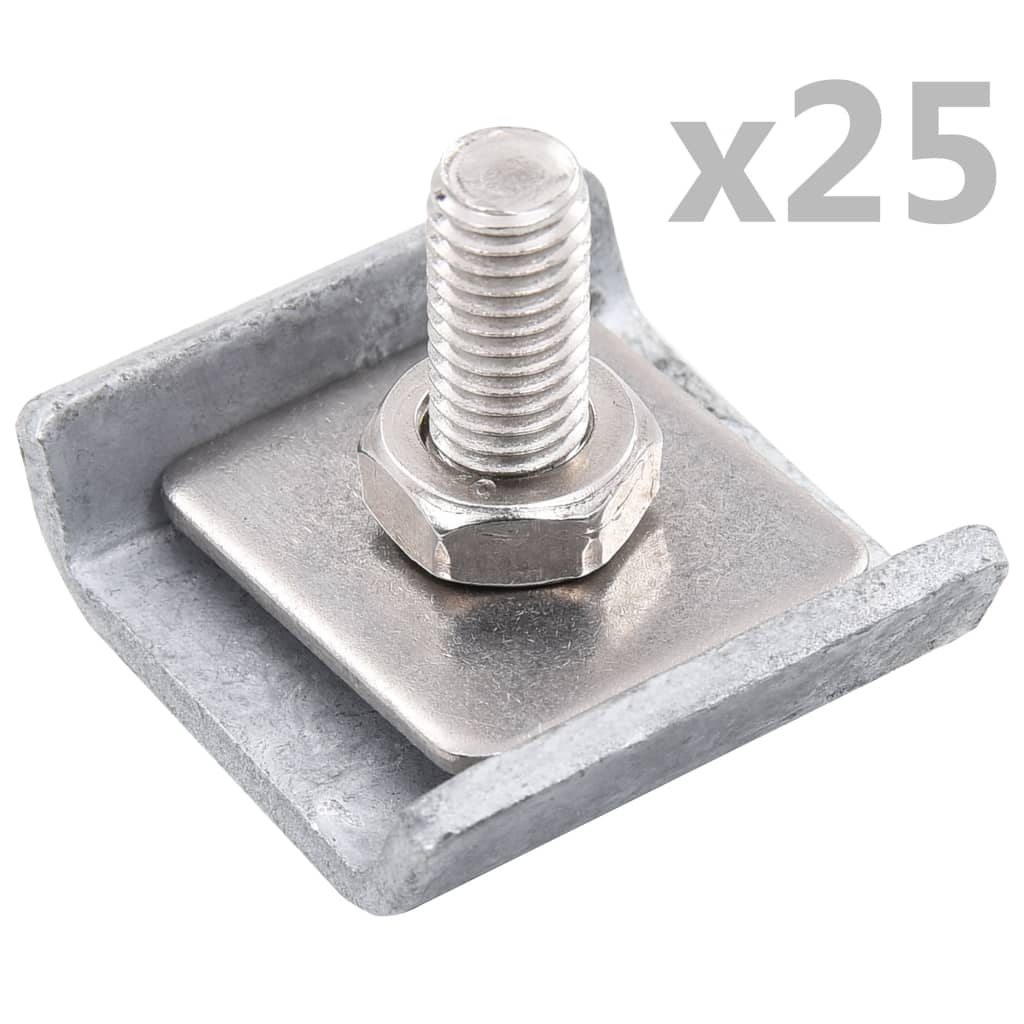 Trellis Connector 25 Sets Anthracite Grey