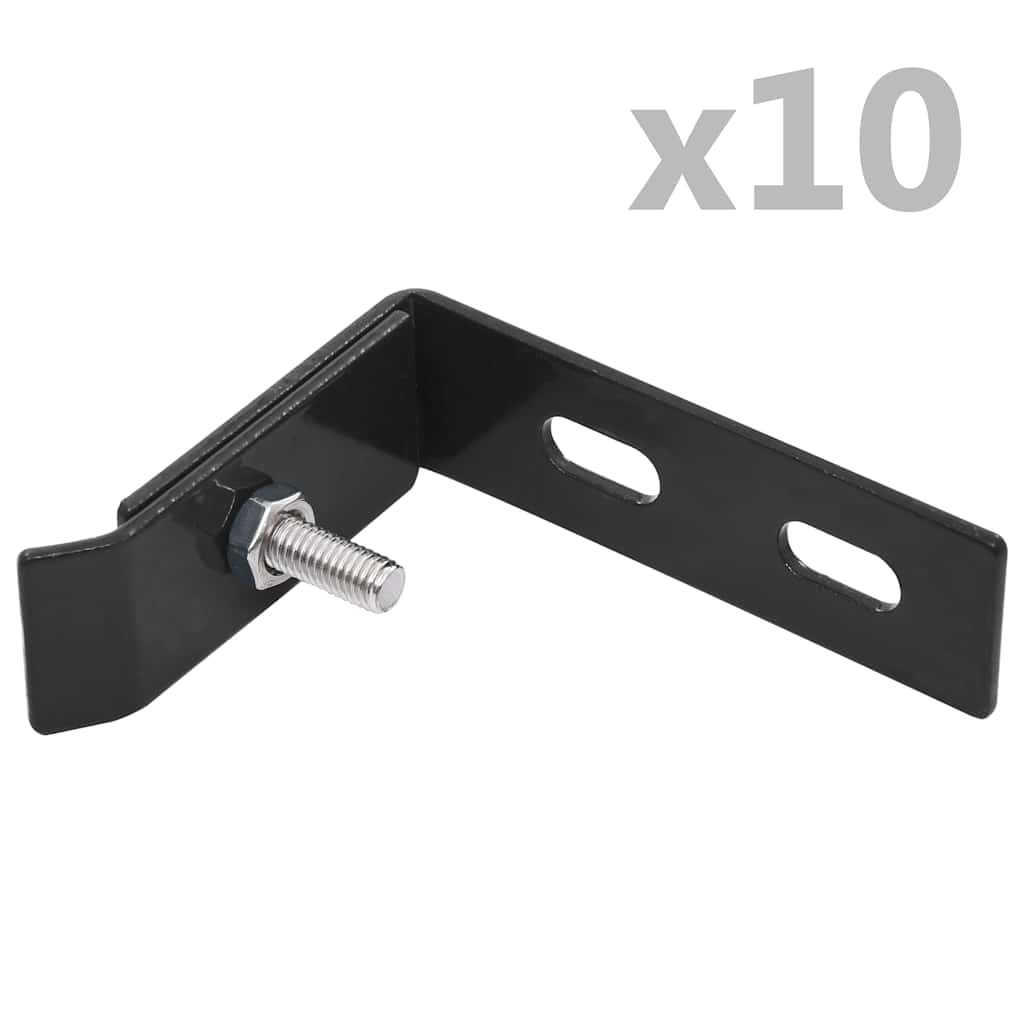 Corner connector for wall 10 sets anthracite gray