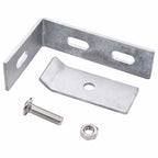 Conector de esquina para pared 10 sets plateado