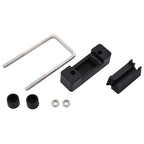 Conector en U con plástico para postes de valla 25 sets 60x40mm
