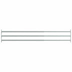 Barras de seguridad ajustables para ventanas 3 uds 710-1200 mm