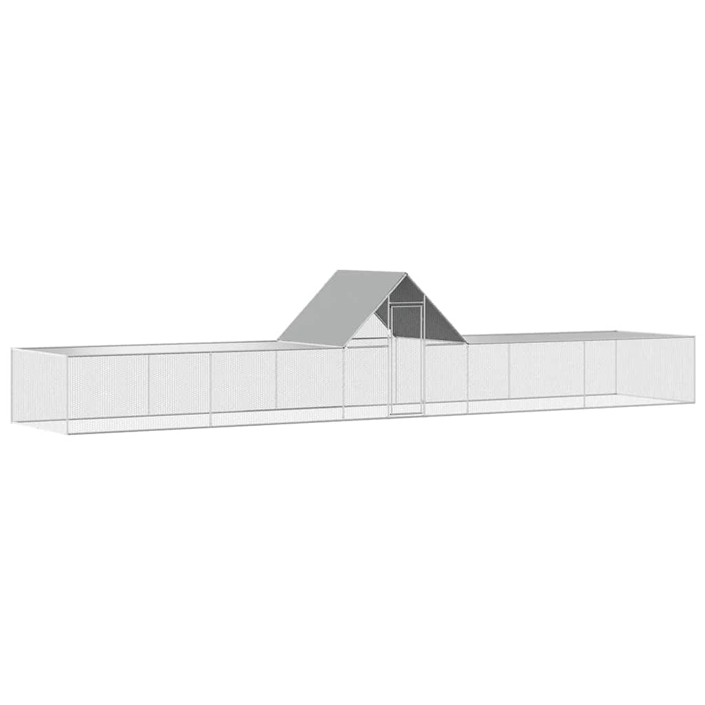 Gallinero acero galvanizado 10x2x2 m