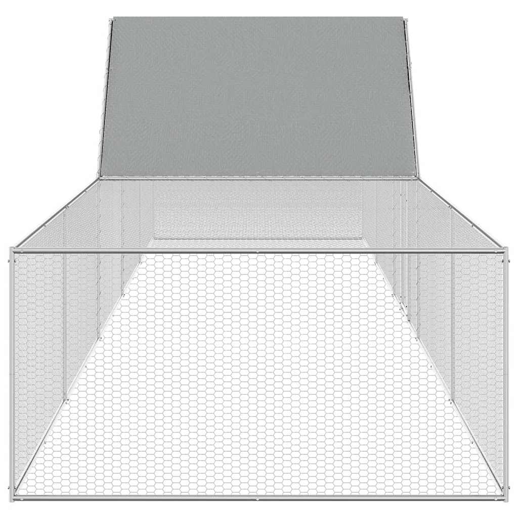 Gallinero acero galvanizado 10x2x2 m