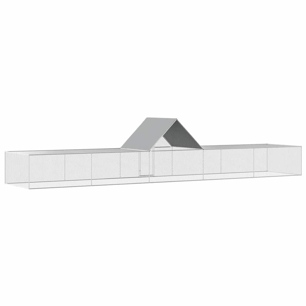 Gallinero acero galvanizado 10x2x2 m