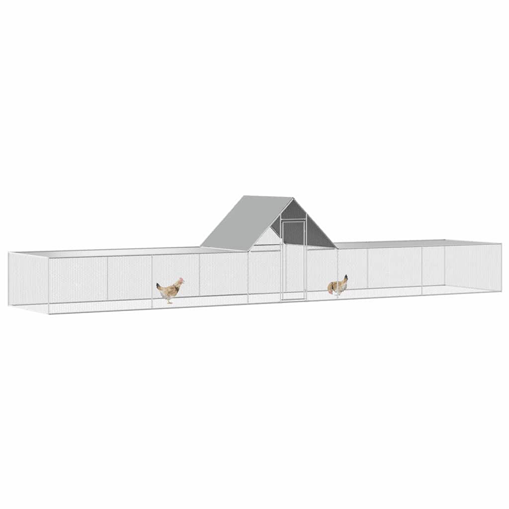 Gallinero acero galvanizado 10x2x2 m