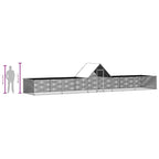 Gallinero acero galvanizado 10x2x2 m