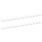 Pinchos de muro 2 unidades acero 1 m