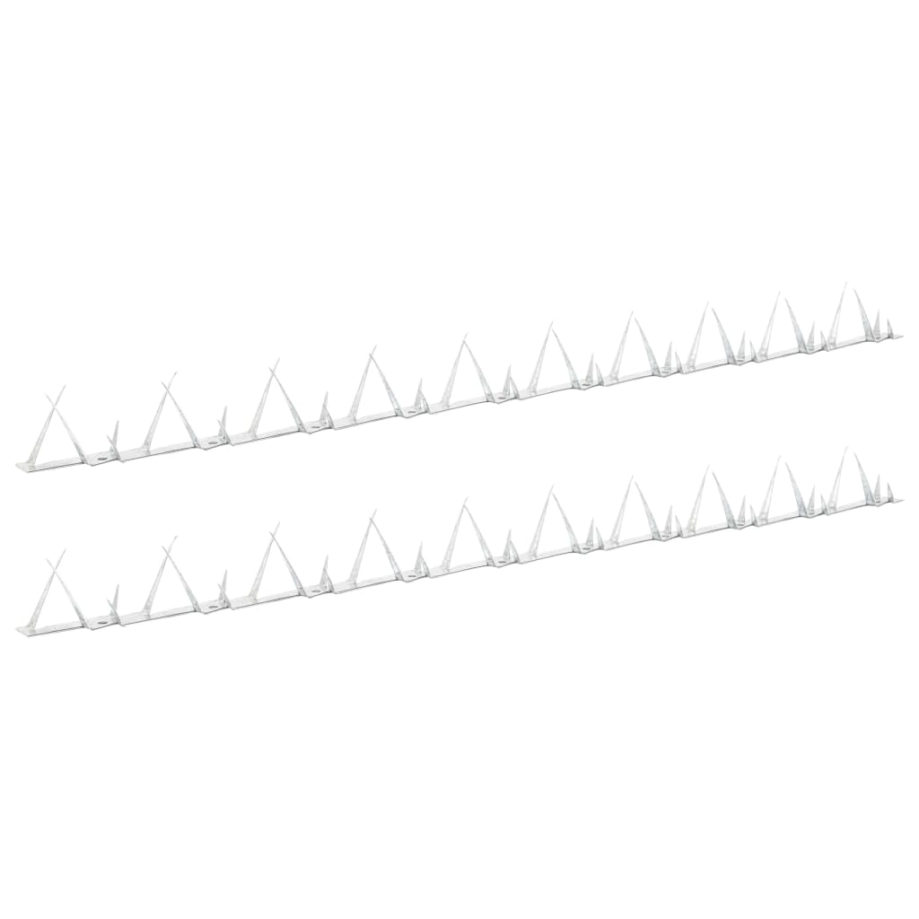 Pinchos de muro 2 unidades acero 1 m