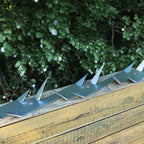 Pinchos de muro 2 unidades acero 1 m