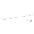 Pinchos de muro 25 unidades acero 1 m