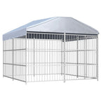 Perrera de exterior con techo 300x300 cm