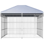 Perrera de exterior con techo 300x300 cm