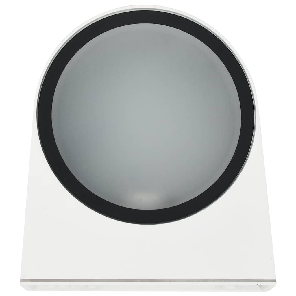 Lámparas de pared para jardín 2 uds. redonda blanca 11 W