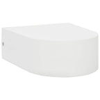Lámparas de pared para jardín 2 uds. redonda blanca 11 W
