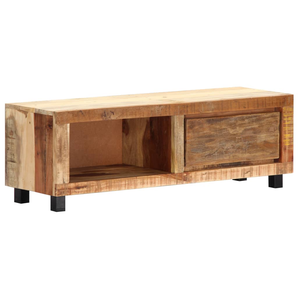 Mueble para TV madera maciza reciclada 100x30x33 cm