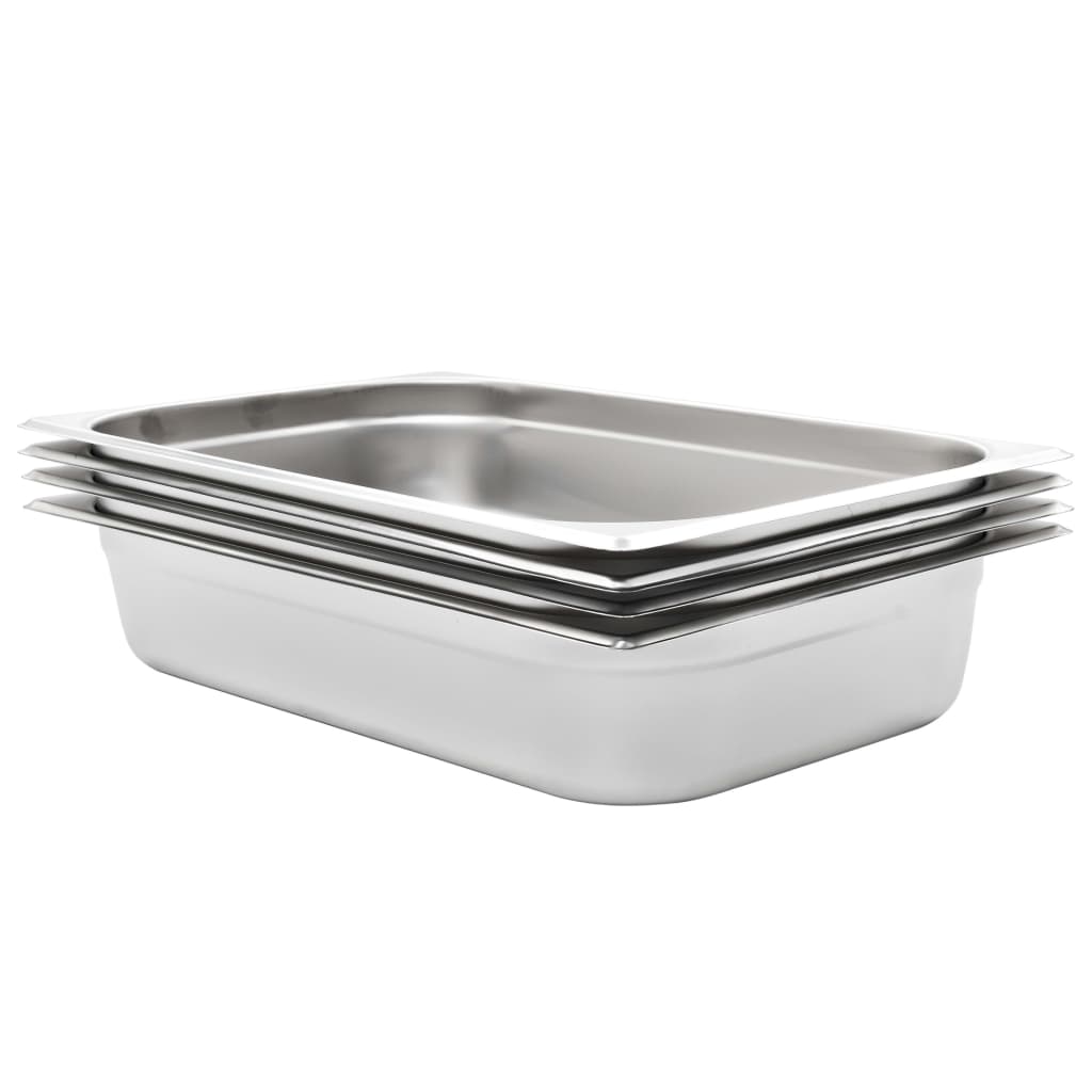 Bandejas Gastronorm 12 unidades GN 1/3 20 mm acero inoxidable