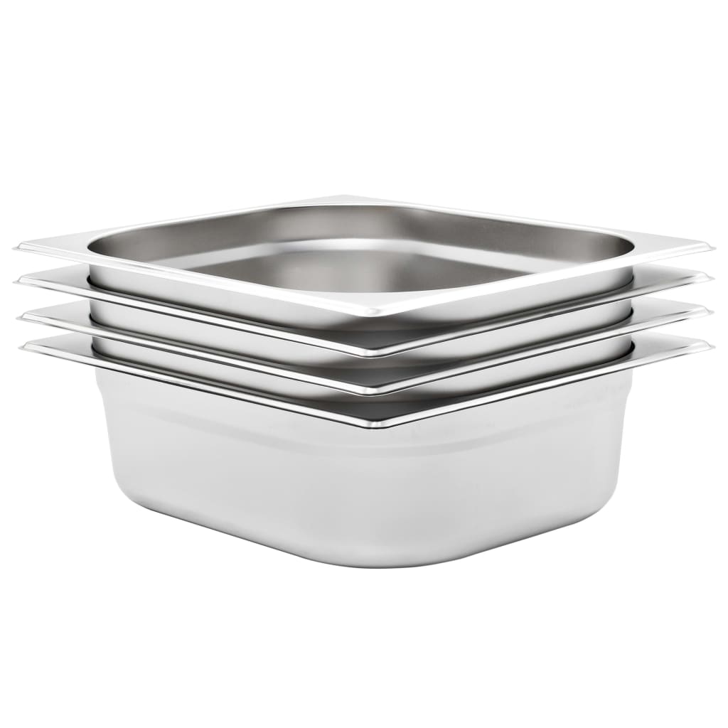 Bandejas Gastronorm 12 unidades GN 1/3 20 mm acero inoxidable