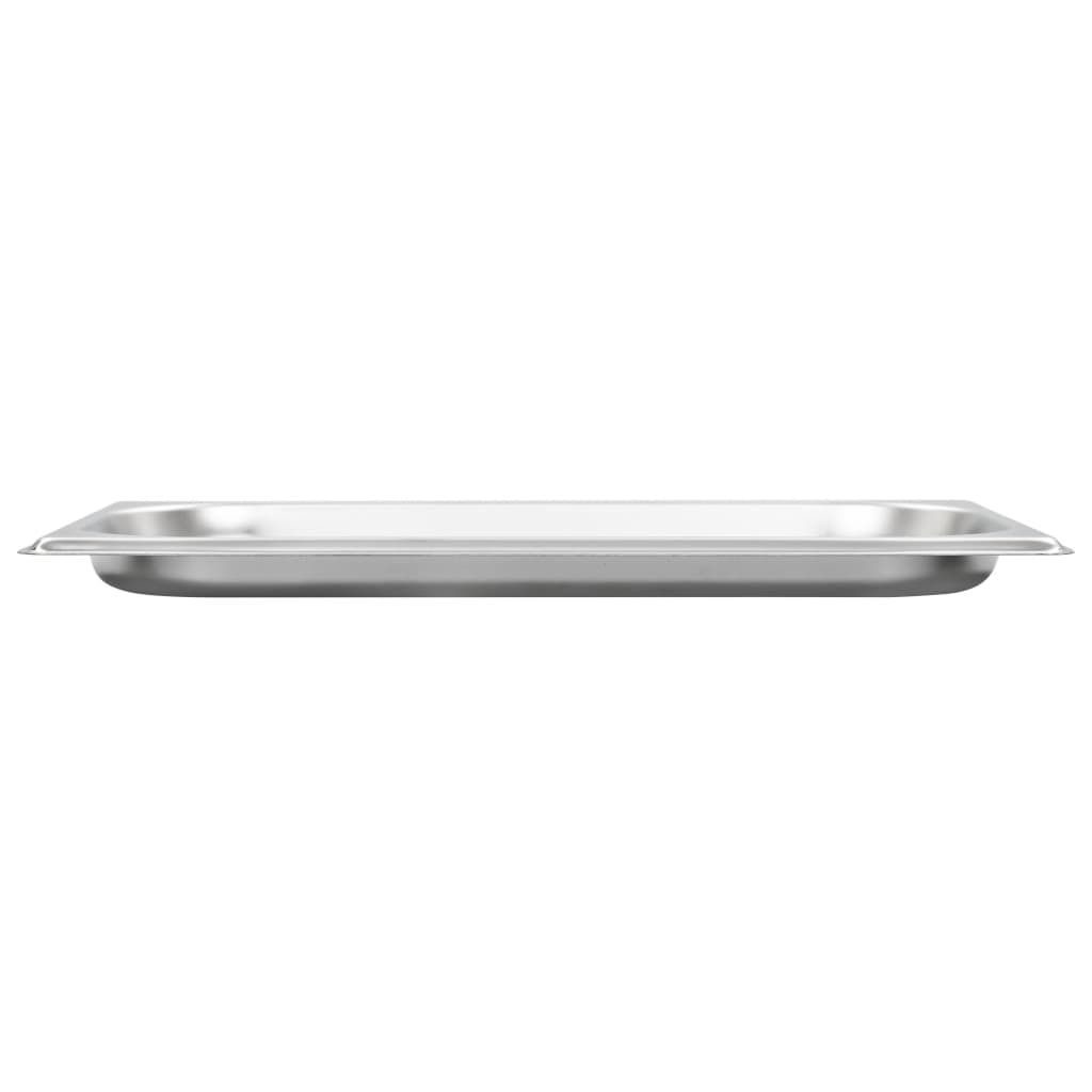 Bandejas Gastronorm 12 unidades GN 1/3 20 mm acero inoxidable