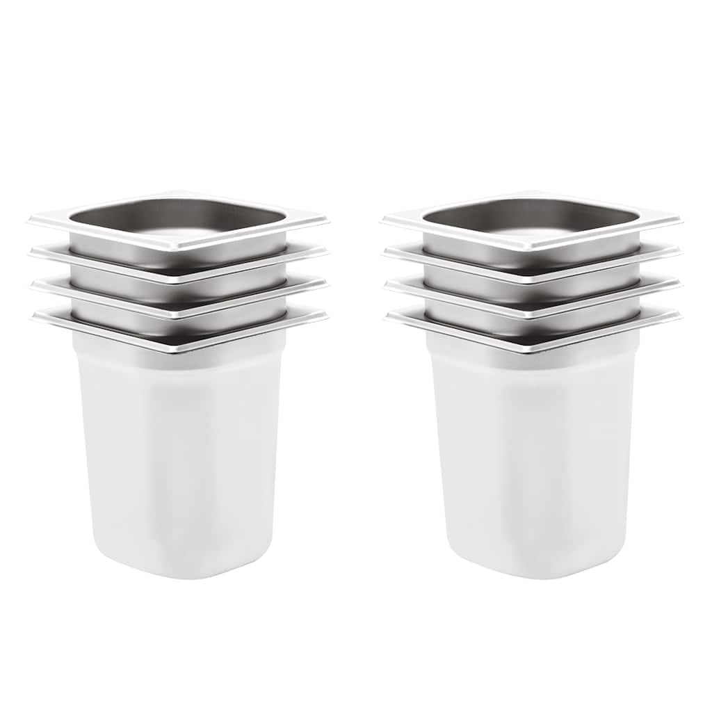 Bandejas Gastronorm 12 unidades GN 1/3 20 mm acero inoxidable