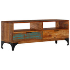 Mueble para TV cm madera maciza reciclada 118x35x45