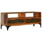 Mueble para TV cm madera maciza reciclada 118x35x45