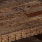 Mueble para TV de madera maciza de mango 118x30x40 cm