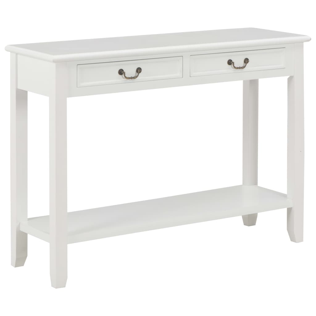 Mesa consola de madera 110x35x80 cm