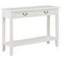 Mesa consola de madera 110x35x80 cm