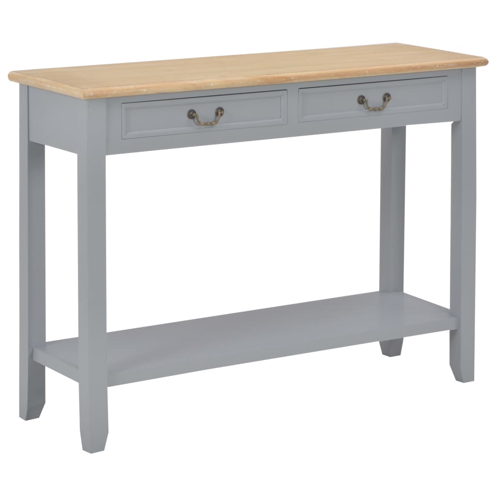 Mesa consola de madera 110x35x80 cm