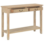 Mesa consola de madera 110x35x80 cm