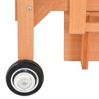 Casa de juegos para niños con arenero madera abeto azul UV50