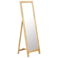 Espejo de pie 48x46,5x150 cm madera maciza de roble