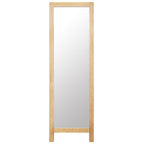Espejo de pie 48x46,5x150 cm madera maciza de roble