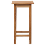 Set de mesa y sillas de bar 3 piezas madera maciza de roble