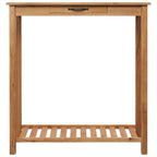 Set de mesa y sillas de bar 3 piezas madera maciza de roble