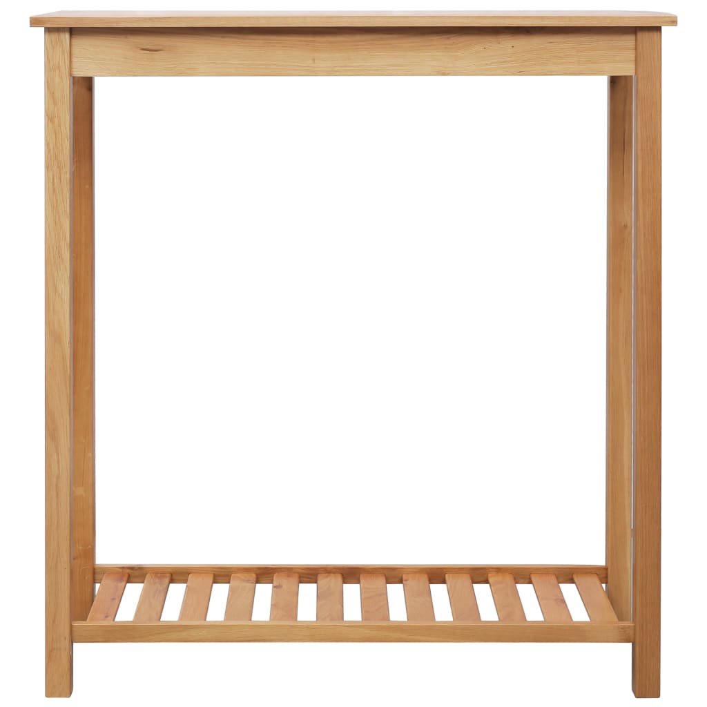 Set de mesa y sillas de bar 3 piezas madera maciza de roble