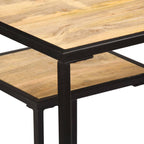 Conjunto de comedor de 3 piezas madera maciza de mango