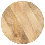 Mesa auxiliar 45x(45-62) cm madera de mango y hierro fundido